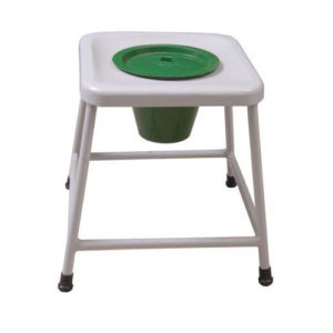 Commode-Stool-Powder-Coated-(-with-Pan-and-Lid)