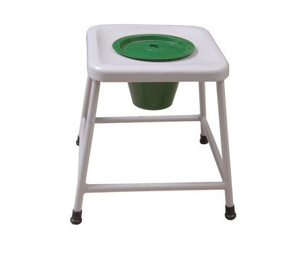 Commode-Stool-Powder-Coated-(-with-Pan-and-Lid)