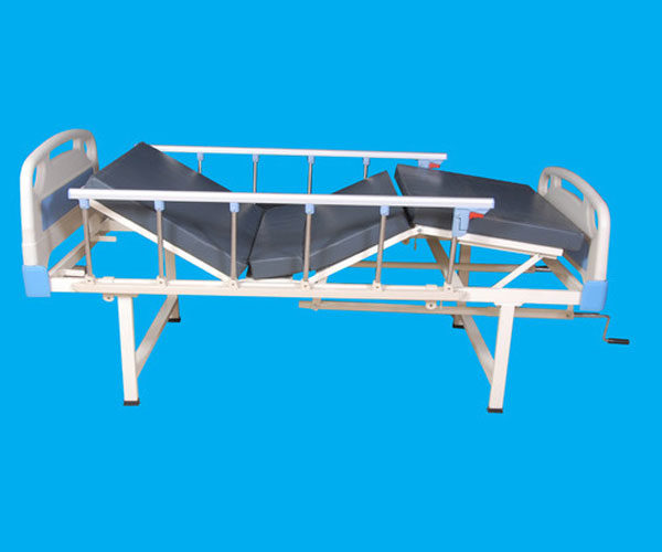 Double-Manual-Crank-Cot-with-Mattress